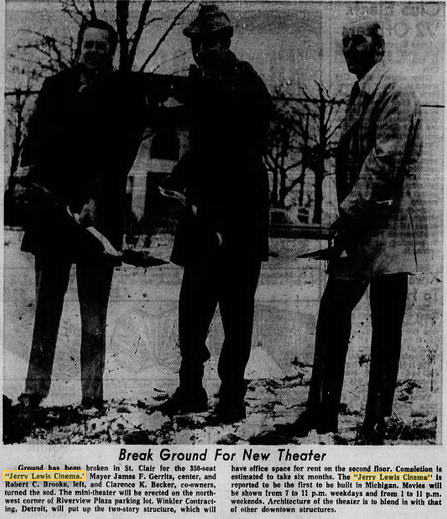 Riverview Cinema - Dec 22 1971 Ground Breaking (newer photo)